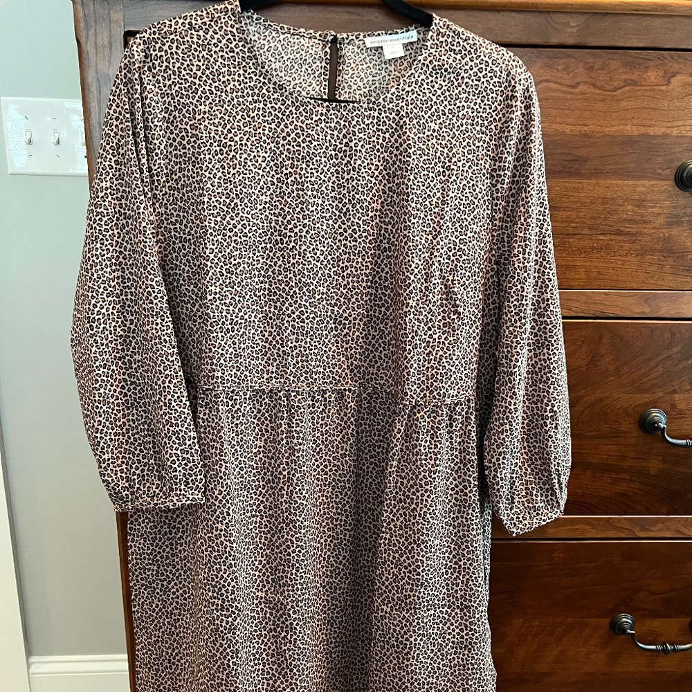NWT Amazon Essentials Cheetah Print Dress